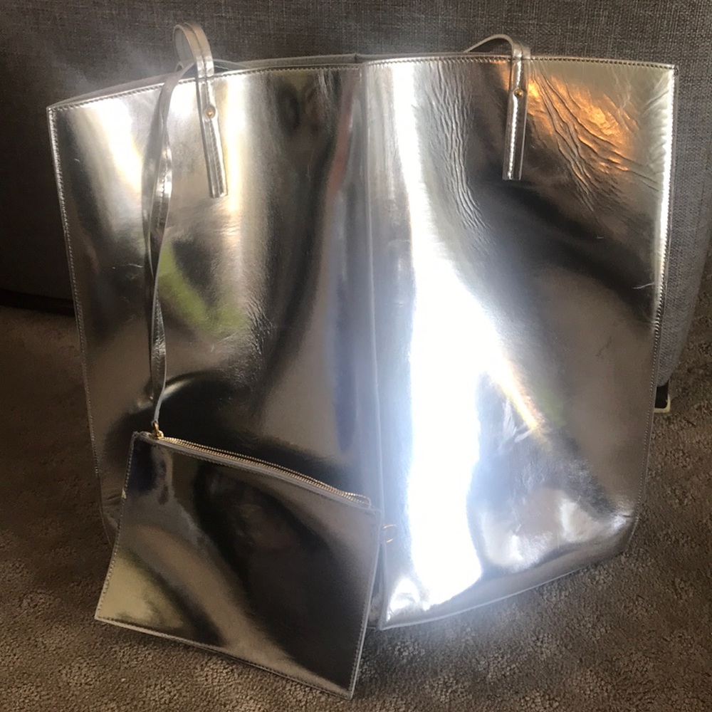 Maiyet silver handbag